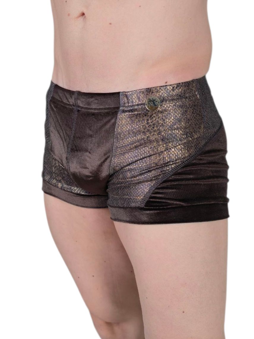 Midnight Cobra – Luxury Men’s Pole Dance Shorts