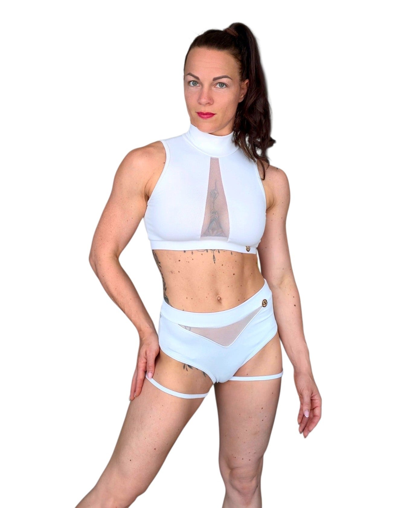 Set pole dance Flóra bianco