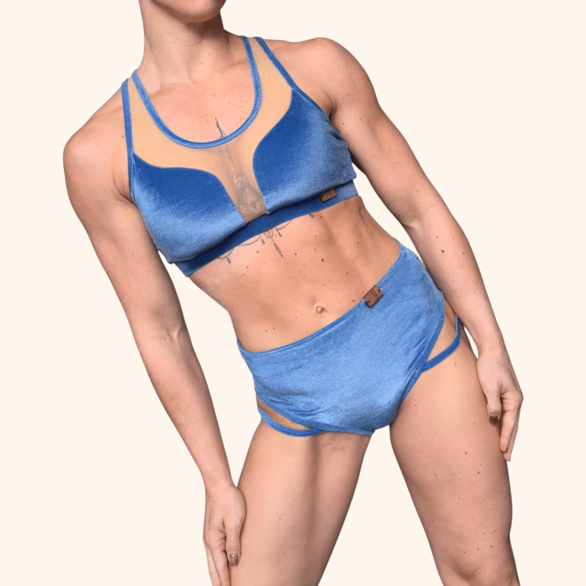 Set per Pole Dance Gerda – Taglie S e M, morbido velluto