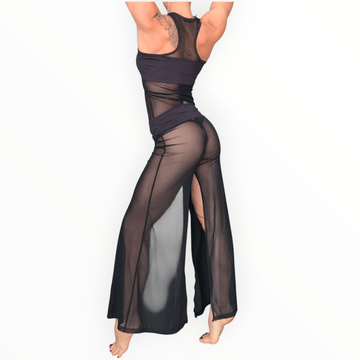 Tamara Mesh Wide-Leg Leggings – Size S/M